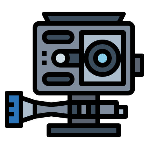 telecamera d'azione Smalllikeart Lineal Color icona