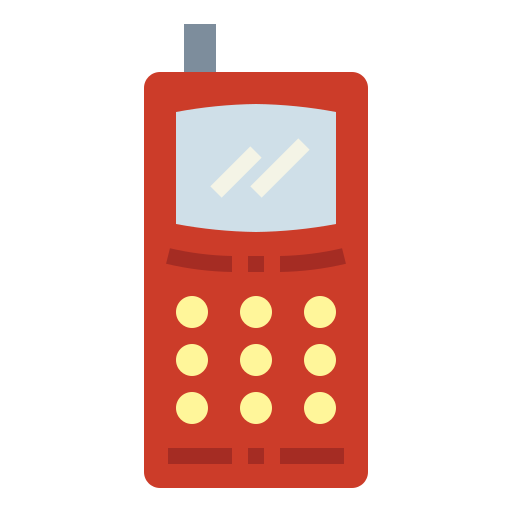 핸드폰 Smalllikeart Flat icon