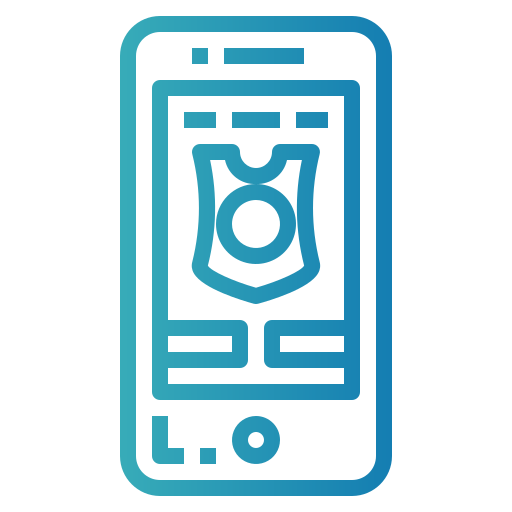 téléphone portable Smalllikeart Gradient Icône