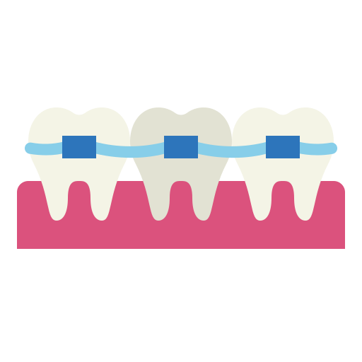 Зубы Smalllikeart Flat иконка