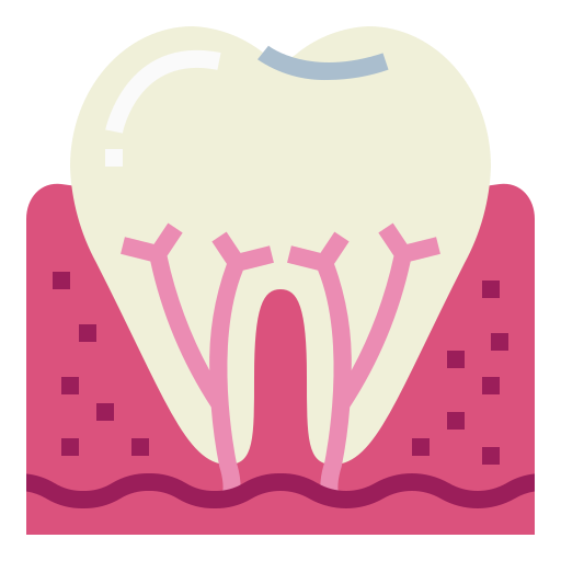 Зуб Smalllikeart Flat иконка