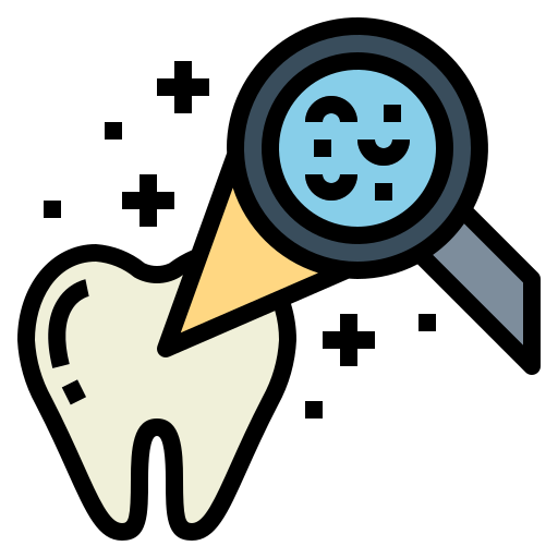 Chequeo dental Smalllikeart Lineal Color icono