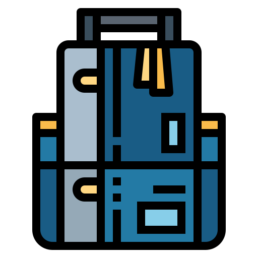 Backpack Smalllikeart Lineal Color icon
