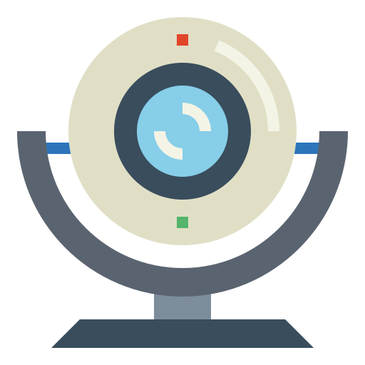 Webcam Smalllikeart Flat icon