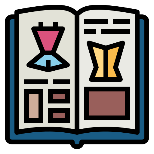 Open book Smalllikeart Lineal Color icon