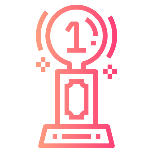 Trofeo Smalllikeart Gradient icono