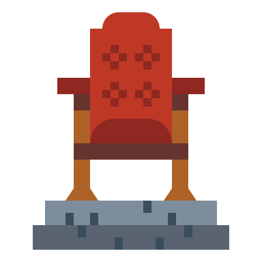 Throne Smalllikeart Flat icon