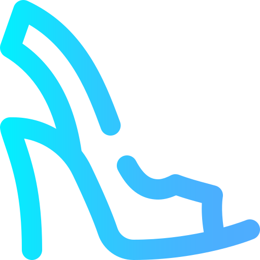 High heels Super Basic Omission Gradient icon