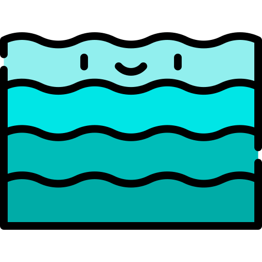 morze Kawaii Lineal color ikona