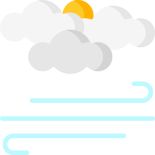 Cloudy Special Flat icon