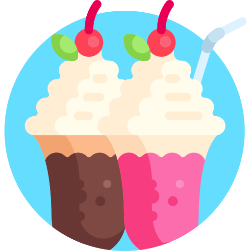 Ice cream Detailed Flat Circular Flat icon