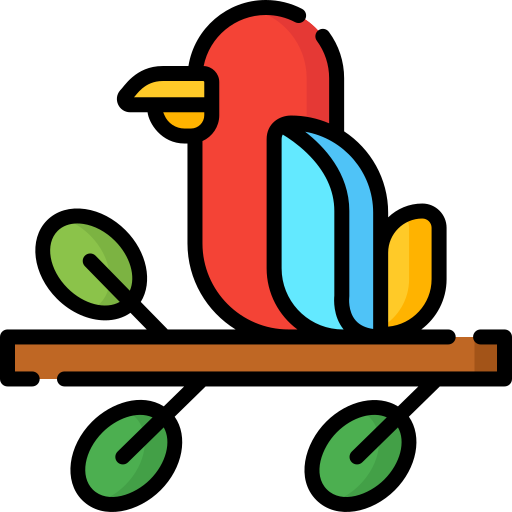 Pájaro Special Lineal color icono