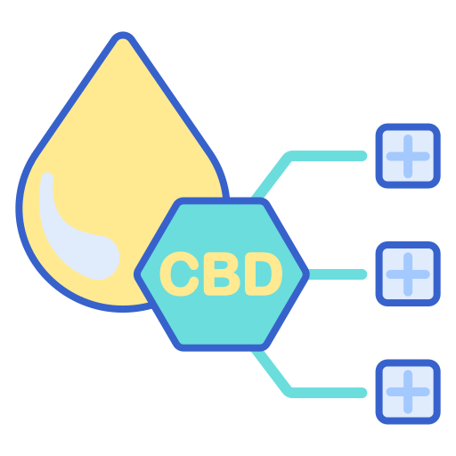 Cbd benefits Flaticons Lineal Color icon