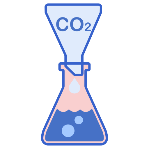 co2 Flaticons Lineal Color icon