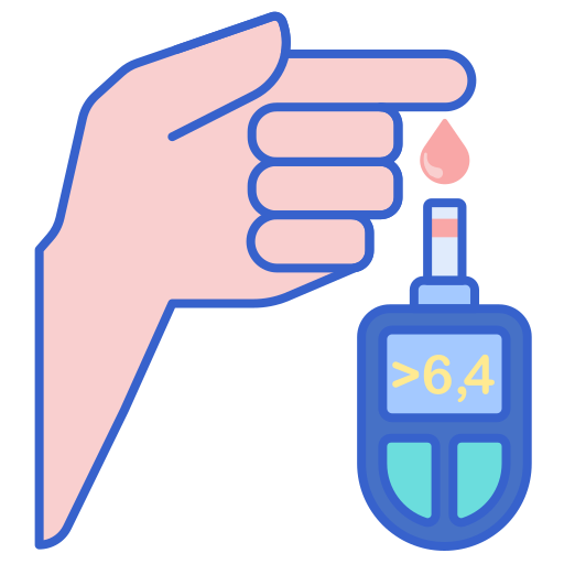 diabete Flaticons Lineal Color icona