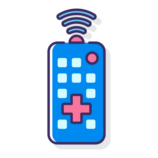 Remote control Flaticons Lineal Color icon