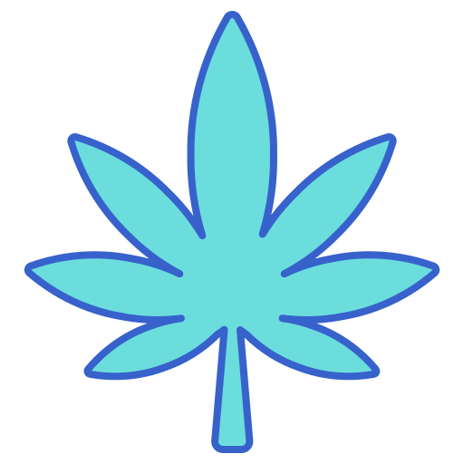 marijuana Flaticons Lineal Color icona