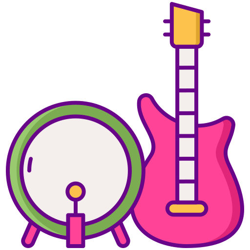 bass Flaticons Lineal Color icon