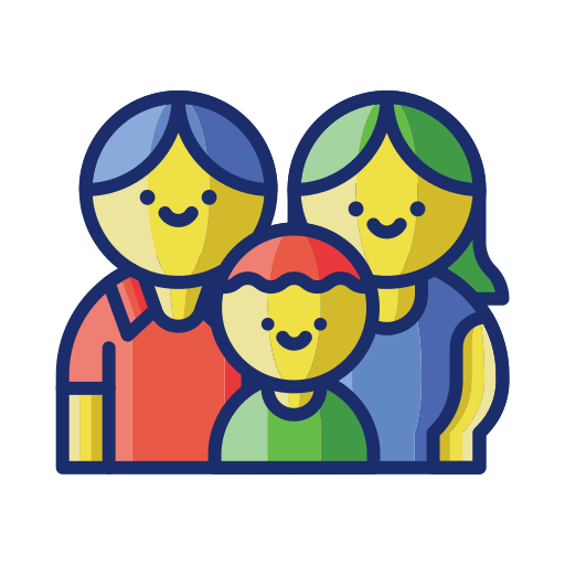 famiglia Flaticons Lineal Color icona