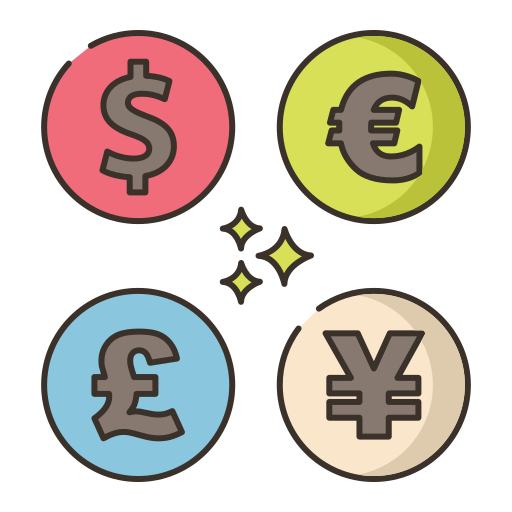 valuta Flaticons Lineal Color icona