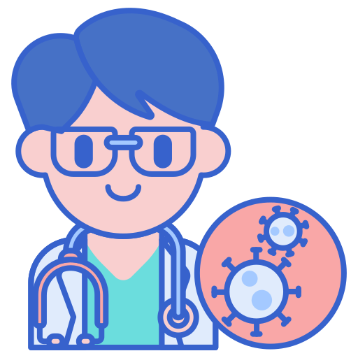 Allergologist Flaticons Lineal Color icon