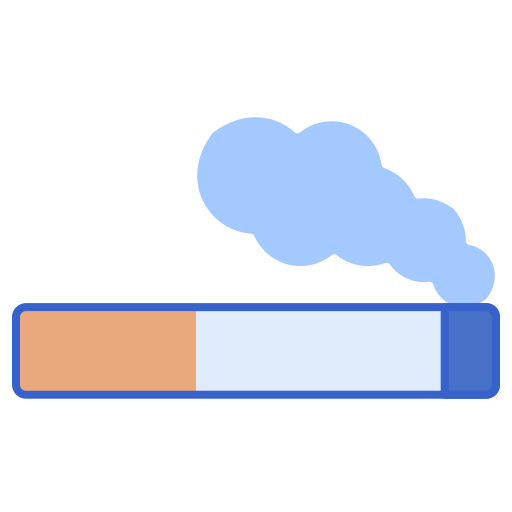 fumeur Flaticons Lineal Color Icône