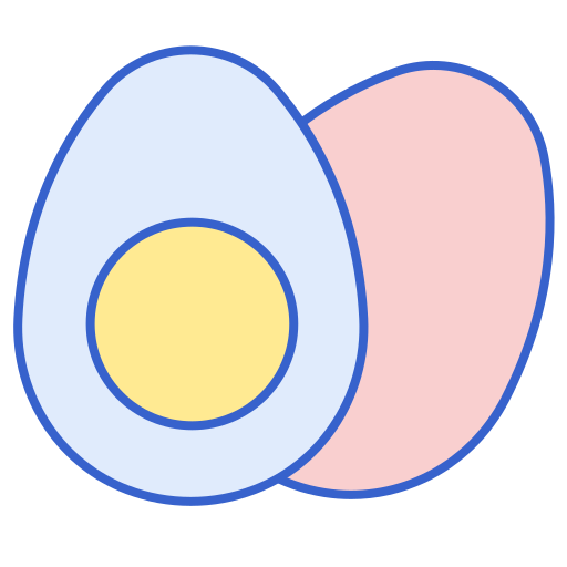 jajka Flaticons Lineal Color ikona