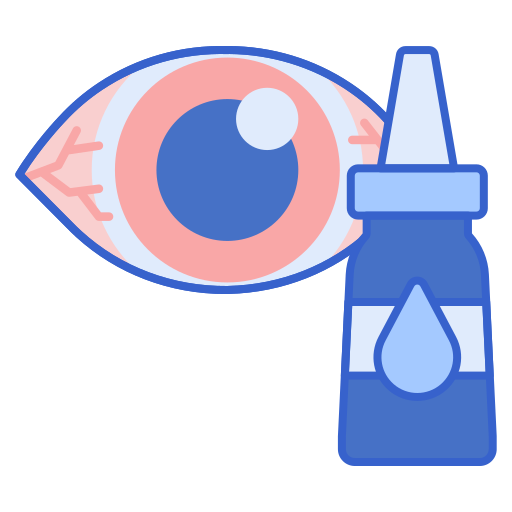 Eye drops Flaticons Lineal Color icon