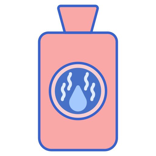bouteille d'eau chaude Flaticons Lineal Color Icône