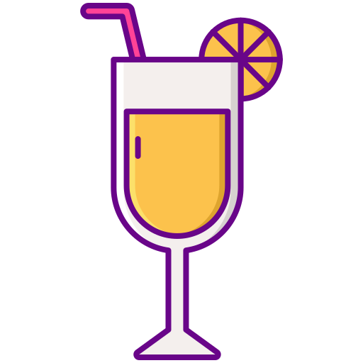 cocktail Flaticons Lineal Color Icône