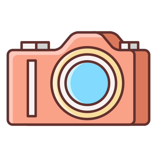 Digital camera Flaticons Lineal Color icon