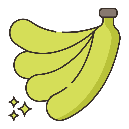 banana Flaticons Lineal Color icona
