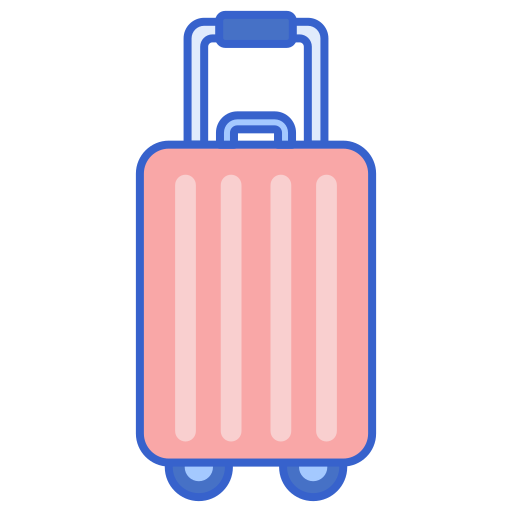 Luggage Flaticons Lineal Color icon