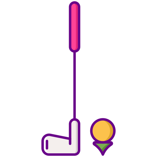 golf Flaticons Lineal Color icon