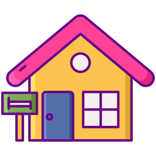 Homestay Flaticons Lineal Color icon