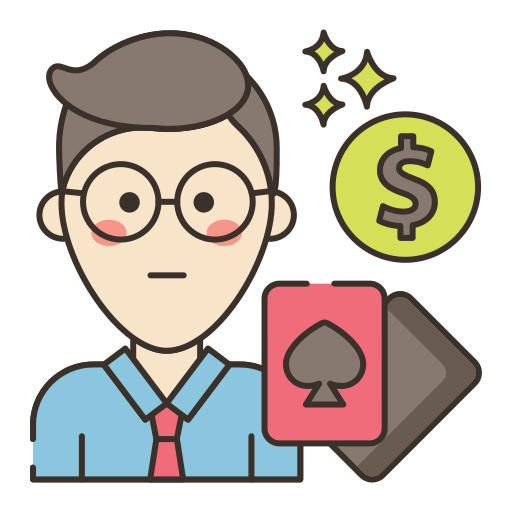 Compulsive gambling Flaticons Lineal Color icon
