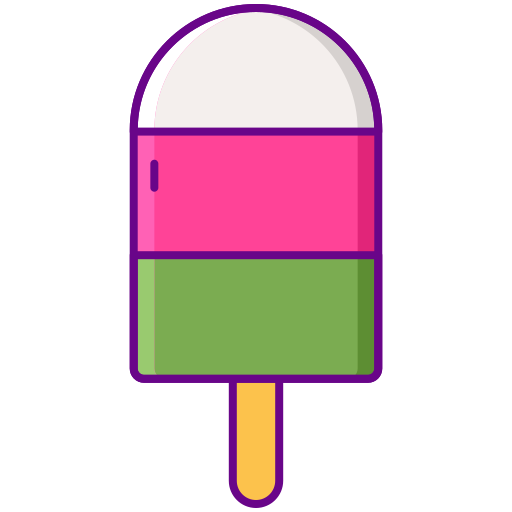 Popsicle Flaticons Lineal Color icon