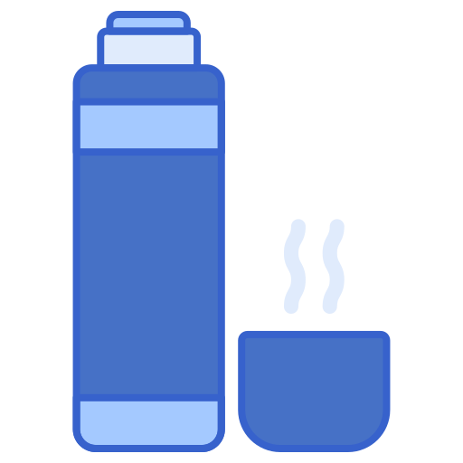 Thermo flask Flaticons Lineal Color Ícone