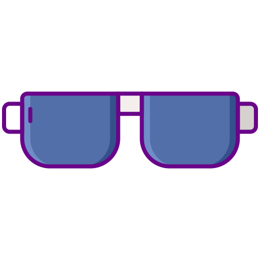 okulary słoneczne Flaticons Lineal Color ikona