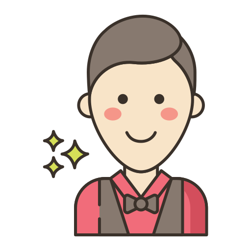 Croupier Flaticons Lineal Color icon