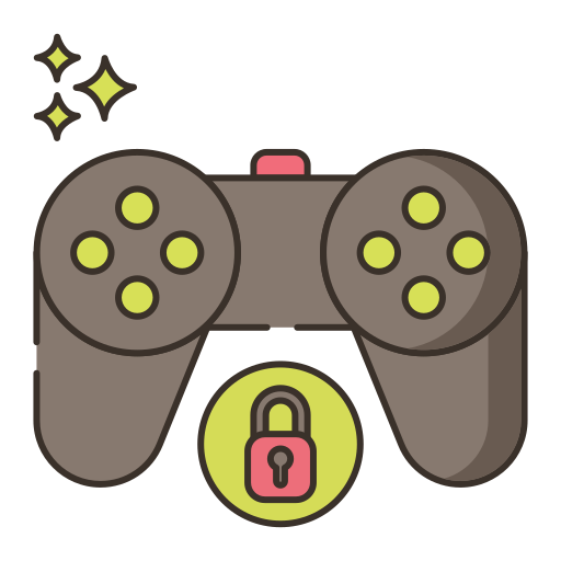 gamepad Flaticons Lineal Color icoon