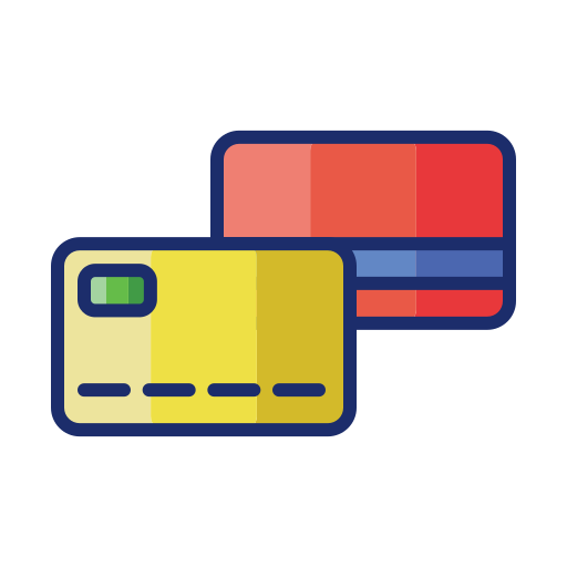 carta di credito Flaticons Lineal Color icona