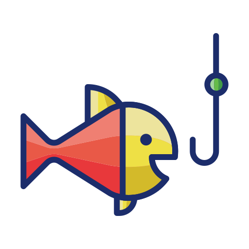 Ловит рыбу Flaticons Lineal Color иконка
