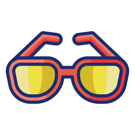 sonnenbrille Flaticons Lineal Color icon