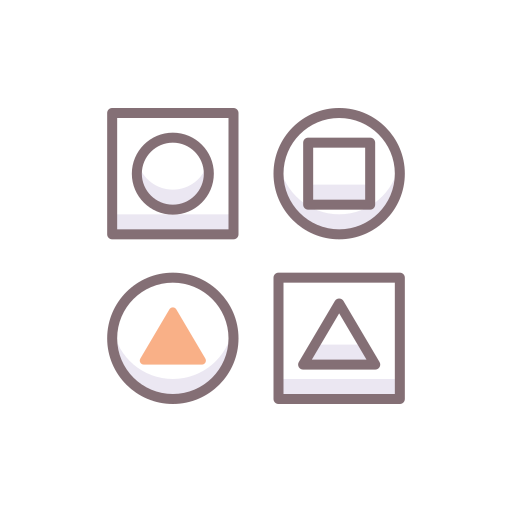 differenzierung Flaticons Lineal Color icon