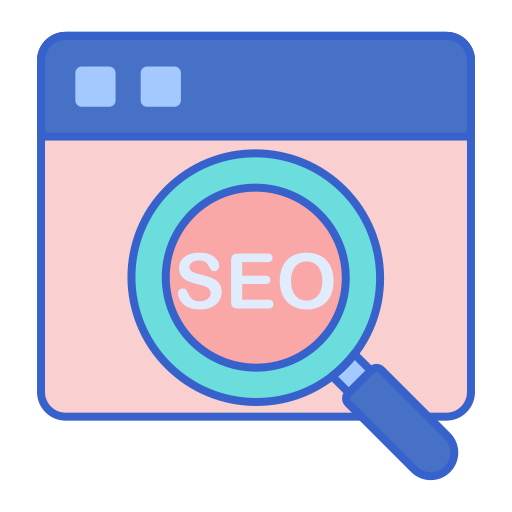 seo Flaticons Lineal Color icon