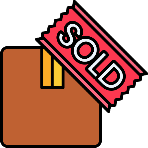Sold out Flaticons Lineal Color icon