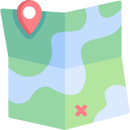 Mapa Special Flat Ícone