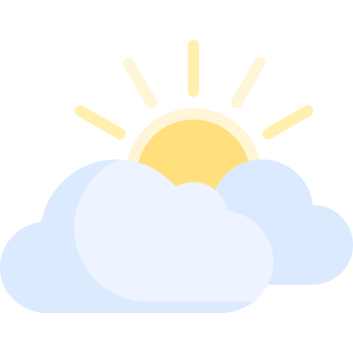 wolken und sonne Special Flat icon