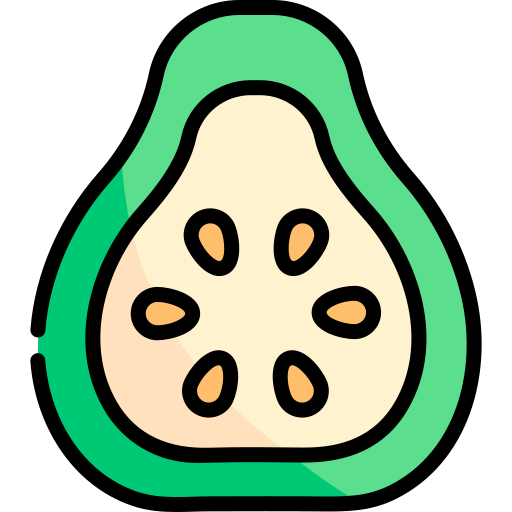Guava Kawaii Lineal color icon
